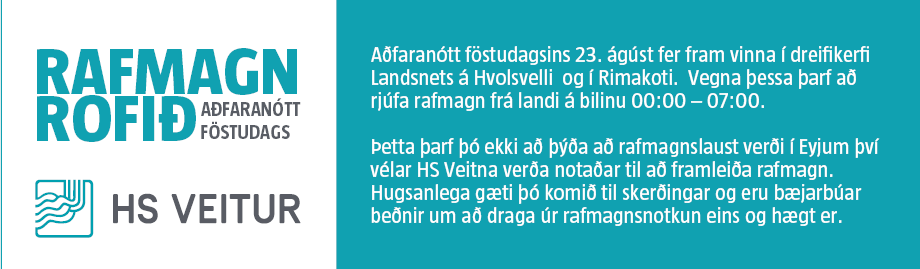HS veitur – Rafmang rofið
