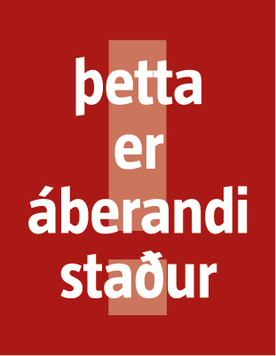 Eyjafréttir – áberandi
