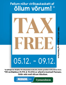 Eyjafrettir Vefbanner Tax Free 05.12.24 (1)