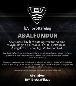 Aðalfundur - 1
