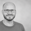 Friendly Grayscale Professional Headshot
